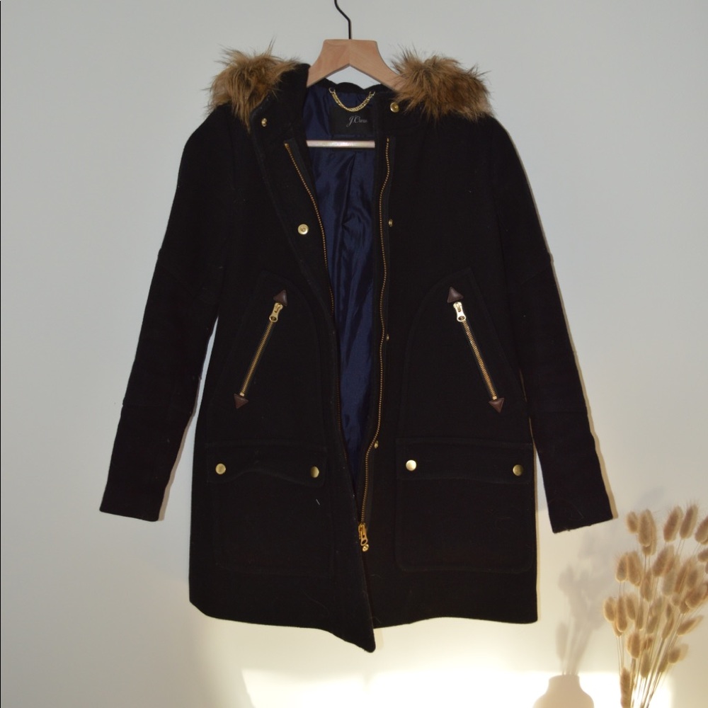 J. Crew Château parka in Black